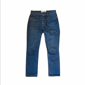 Reformation button-fly jeans